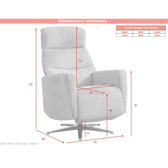 Monique TV Armchair - Ash