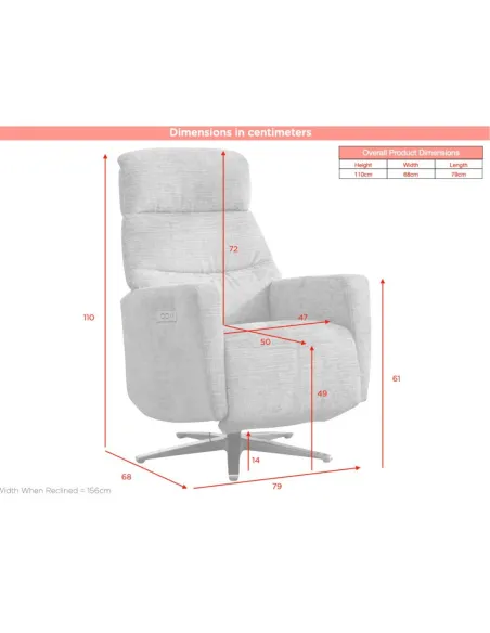 Monique TV Armchair - Ash