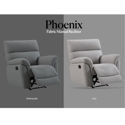 Phoenix Recliner Armchair - Ash