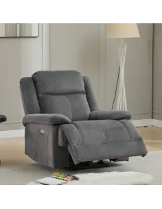 Rockport Electric Recliner Armchair - Storm