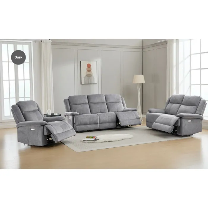 Rockport Electric Recliner Armchair - Dusk