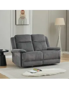 Rockport 2 Seater Electric Sofa - Storm