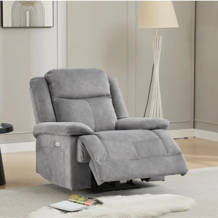 Rockport Electric 3+1+1 Sofa Set - Dusk | Murphy Furniture