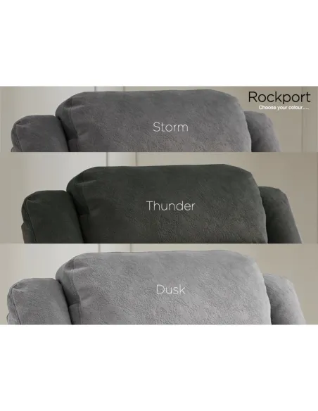 Rockport Electric 3+1+1 Sofa Set - Storm