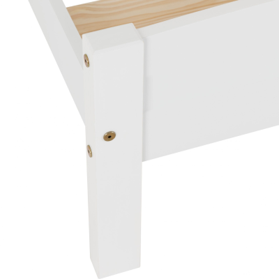 Amber 3ft Bedframe - White | Murphy Furniture