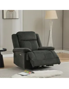 Rockport Electric 3+1+1 Sofa Set - Thunder 2