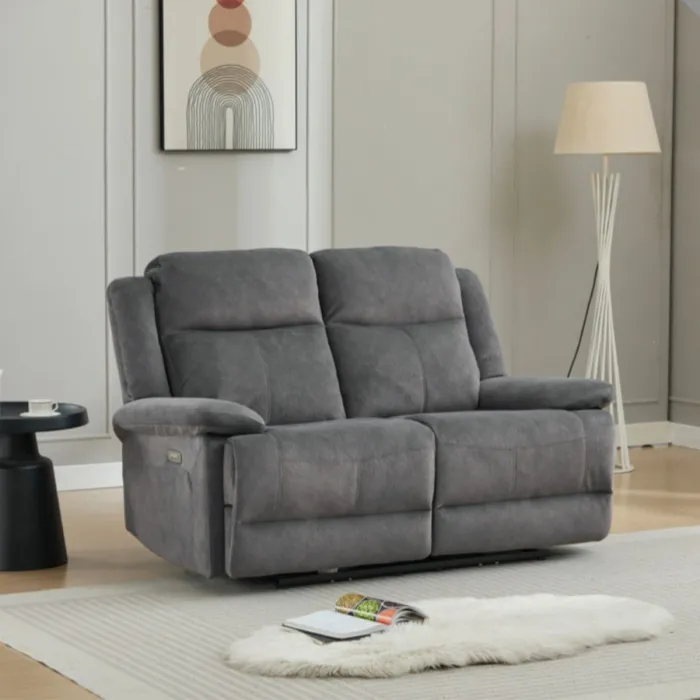 Rockport Electric 3+2 Sofa Set - Storm