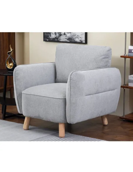 Georgia Armchair - Light Grey