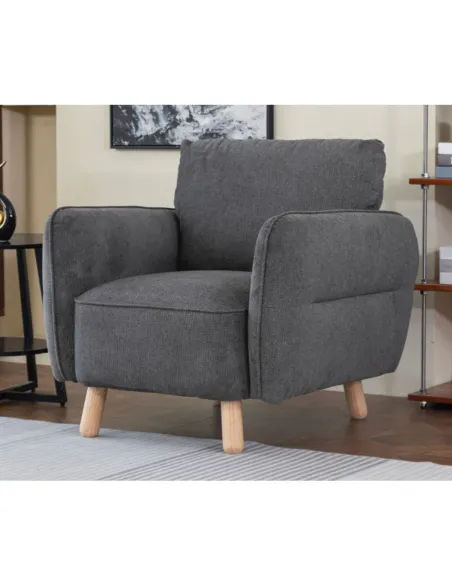 Georgia Armchair - Dark Grey