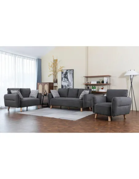 Georgia Armchair - Dark Grey