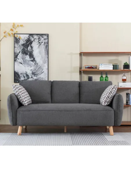 Georgia 3 Seater Sofa - Dark Grey