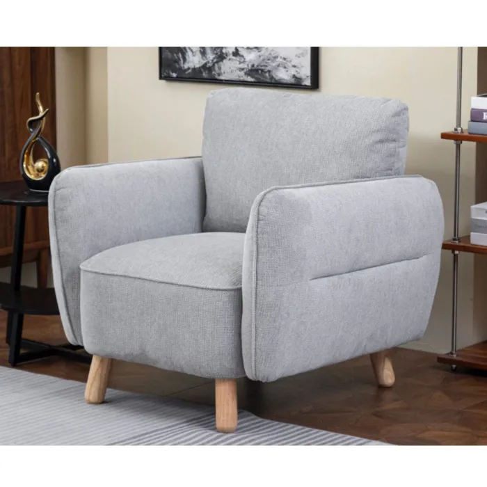Georgia 3+1+1 Sofa Set - Light Grey