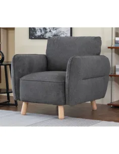 Georgia 3+1+1 Sofa Set - Dark Grey 2
