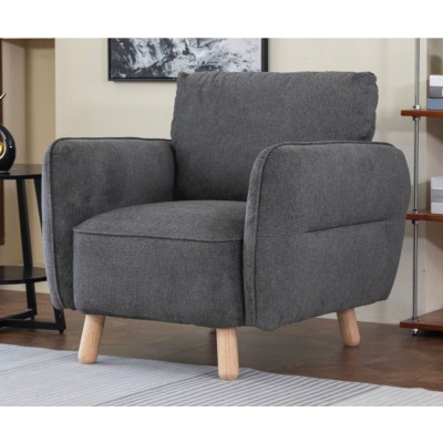Georgia 3+1+1 Sofa Set - Dark Grey