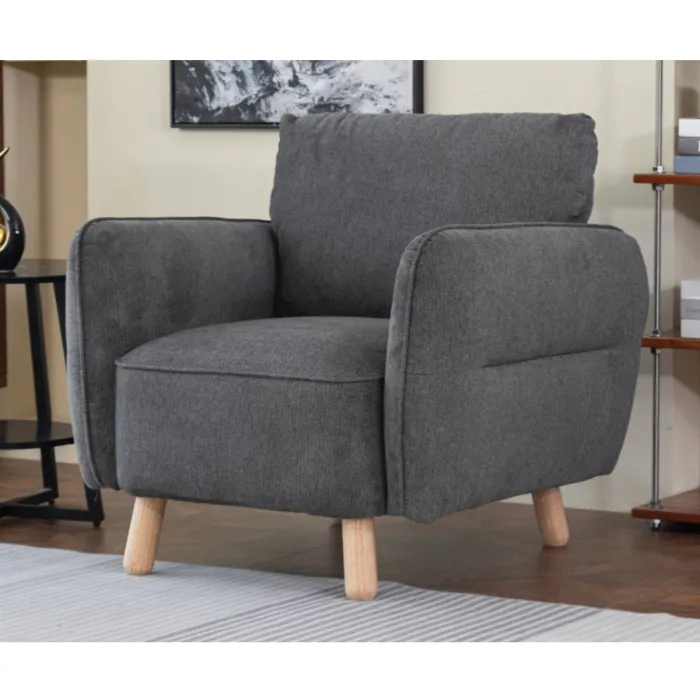 Georgia 3+1+1 Sofa Set - Dark Grey