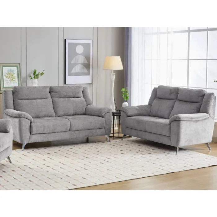 Monroe Fixed 2 Seater Sofa - Ash