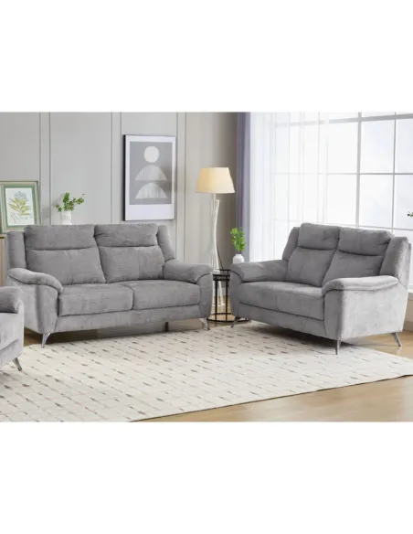 Monroe Fixed 2 Seater Sofa - Ash