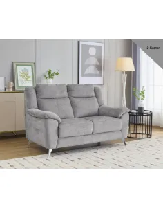 Monroe Fixed 3+2 Sofa Set - Ash 2