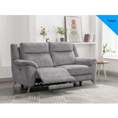 Monroe Electric 3+2 Sofa Set - Ash