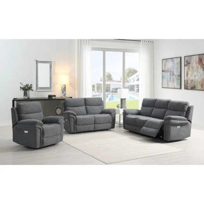 Harrow Electric Armchair - Dark Grey