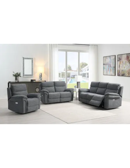 Harrow Electric Armchair - Dark Grey