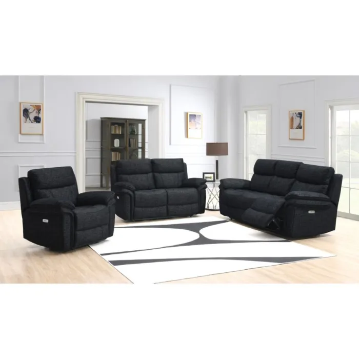 Harrow Electric Armchair - Black
