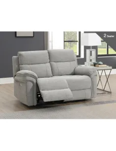 Harrow 3+2 Electric Sofa Set - Light Grey 2