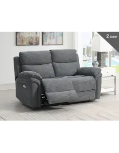 Harrow 3+2 Electric Sofa Set -Dark Grey 2