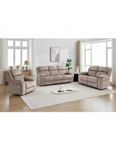 Morgan Electric Recliner Armchair - Taupe 2