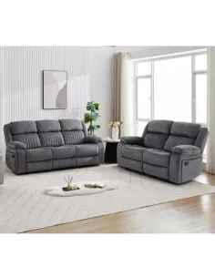 Morgan 3+2 Sofa Set - Slate Grey