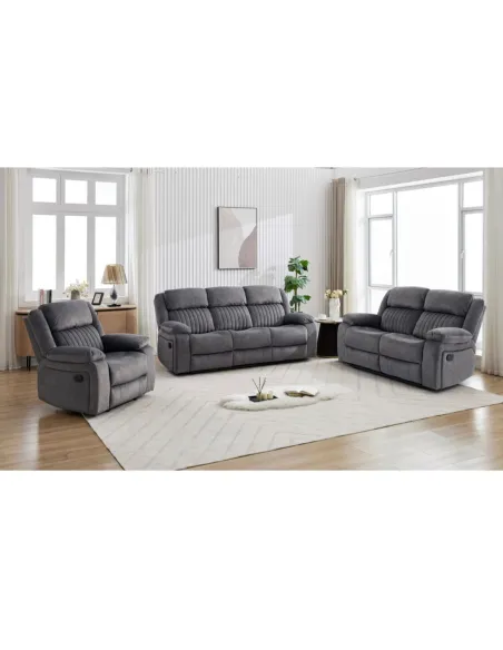Morgan Recliner Armchair - Iron