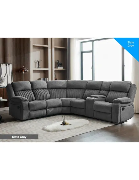 Morgan Corner Sofa - Slate Grey