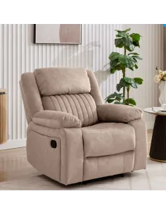 Morgan Recliner Armchair - Taupe