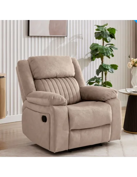 Morgan Recliner Armchair - Taupe