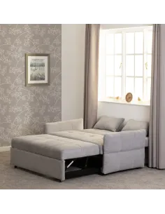 Chelsea Sofa Bed - Silver Grey Fabric | Murphy Furniture 2