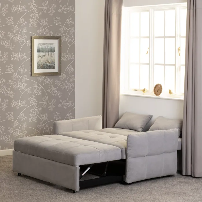 Chelsea Sofa Bed - Silver Grey Fabric | Murphy Furniture