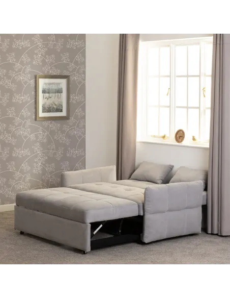Chelsea Sofa Bed - Silver Grey Fabric | Murphy Furniture