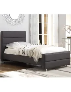 Benny 3FT Bedframe - Charcoal | Murphy Furniture