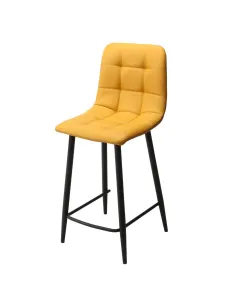 Isla Bar Stool - Yellow PU | Murphy Furniture