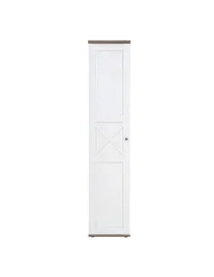 Capri 1 Door Single Wardrobe - Pine/Oak | Murphy Furniture