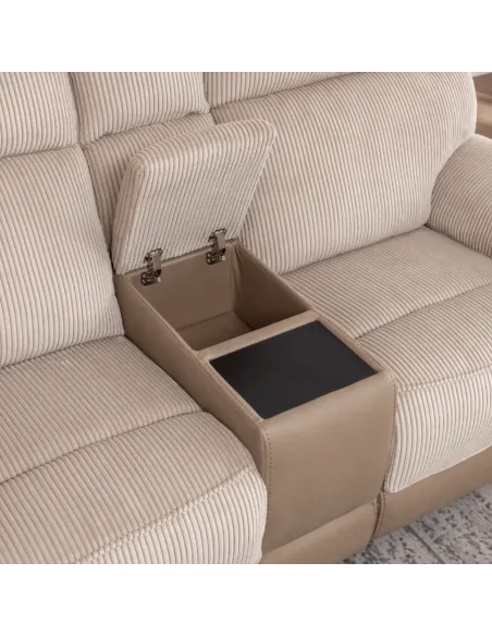 Chriki 2 Corner 2 Sofa - 2 Tone Grey | Murphy Furniture
