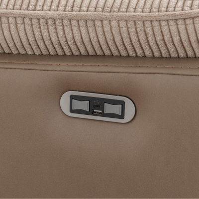 Chriki 2 Corner 2 Sofa - 2 Tone Grey | Murphy Furniture