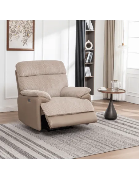 Chriki Power Recliner Armchair - 2 Tone | Murphy Furniture