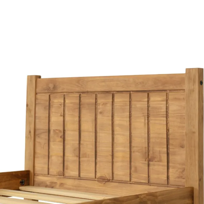 Maya 3ft Bedframe - Distressed Waxed Pine | Murphy Furniture