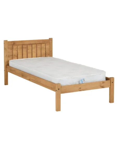 Maya 3ft Bedframe - Distressed Waxed Pine | Murphy Furniture