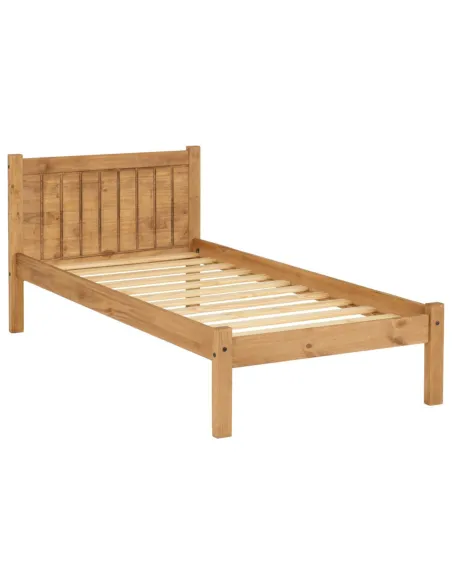 Maya 3ft Bedframe - Distressed Waxed Pine | Murphy Furniture