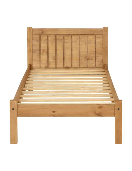 Maya 3ft Bedframe - Distressed Waxed Pine | Murphy Furniture