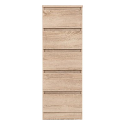 Malvern 5 Drawer Narrow Chest - Sonoma O | Murphy Furniture