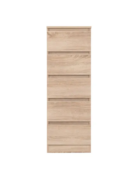 Malvern 5 Drawer Narrow Chest - Sonoma O | Murphy Furniture