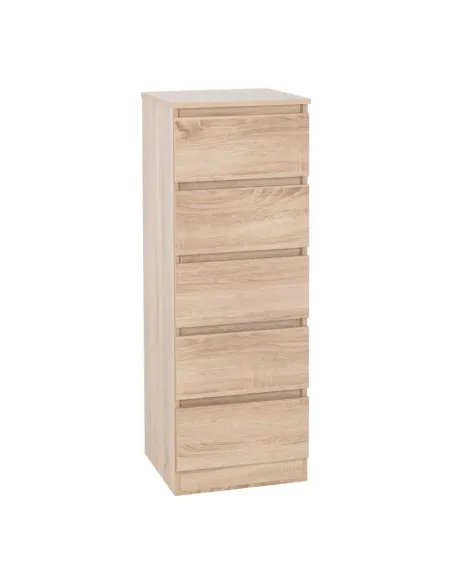 Malvern 5 Drawer Narrow Chest - Sonoma O | Murphy Furniture